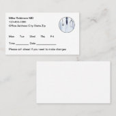 Simple Nurse Practitioner Appointment Cards Terminkarte (Vorne/Hinten)