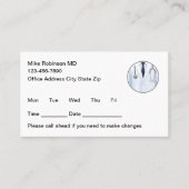 Simple Nurse Practitioner Appointment Cards Terminkarte (Vorderseite)