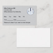 Simple Nurse Practitioner Appointment Cards Terminkarte (Vorne/Hinten)