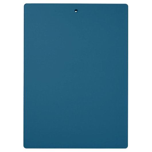 Simple Ocean Blue Authority® Klemmbrett (Rückseite)