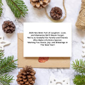 Simple Oh Deer Was für ein Jahr FotoCollage Weihna Karte