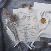 Simple Overlay Photo Budget QR Code Wedding Einladung