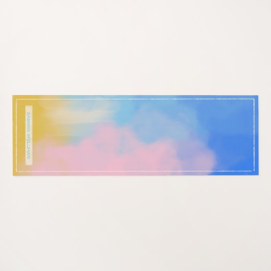 Simple Painted  Yogamatte (Rückseite (Horizontal))