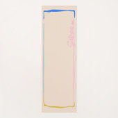 Simple Painted Yogamatte (Vorderseite)