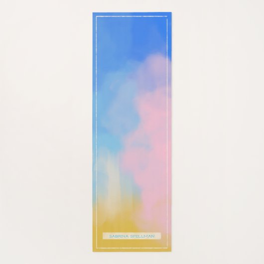 Simple Painted  Yogamatte (Rückseite)