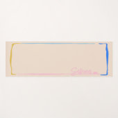 Simple Painted Yogamatte (Vorderseite (Horizontal))