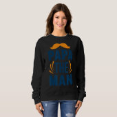 Simple Papa The Man Sweatshirt (Vorne ganz)