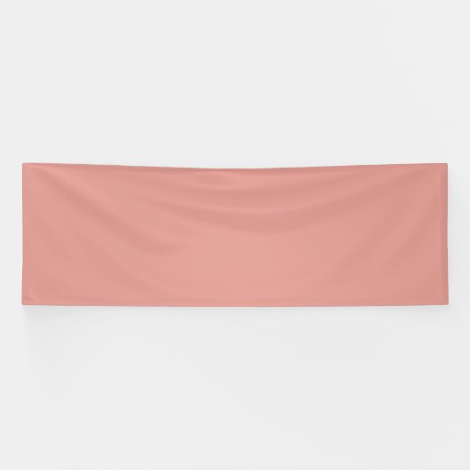 Simple pastel flamingo pink color banner (Horizontal)