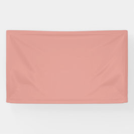 Simple pastel flamingo pink color banner