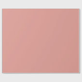 Simple pastel flamingo pink color geschenkpapier (Flach)