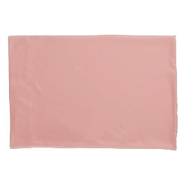 Simple pastel flamingo pink color kissenbezug