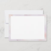 Simple Pastel Graduate Cap Flowers Graduation Dankeskarte (Rückseite)