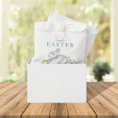 Simple Pastel Happy Oaster Bunny Typografy Geschenktütchen