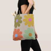 Simple Pastel Vintage Flower Pattern Tasche (Von Nahem)