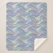 Simple Pastel Waves Modern Blanket - For Her Sherpadecke (Vorderseite)