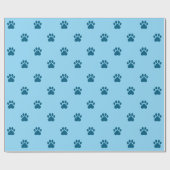 Simple Paw Print Pattern Geschenkpapier (Flach)