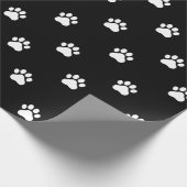 Simple Paw Print Pattern Wrapping Paper Geschenkpapier (Ecke)