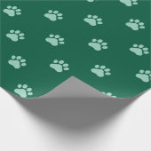Simple Paw Print Pattern Wrapping Paper Geschenkpapier (Ecke)