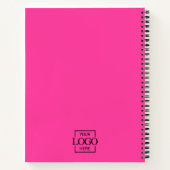 Simple Personalized Business Logo Promotional  Notizblock (Rückseite)