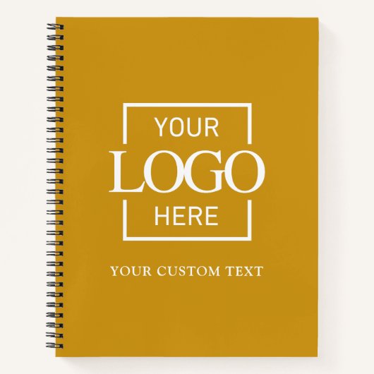 Simple Personalized Business Logo Promotional  Notizblock (Vorderseite)