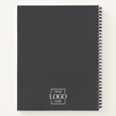 Simple Personalized Business Logo Promotional  Notizblock (Rückseite)