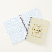 Simple Personalized Business Logo Promotional  Notizblock (Innenseite)