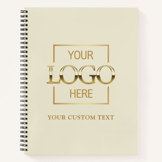 Simple Personalized Business Logo Promotional Notizblock (Vorderseite)
