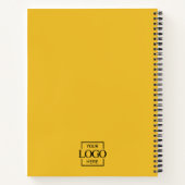 Simple Personalized Business Logo Promotional Notizblock (Rückseite)