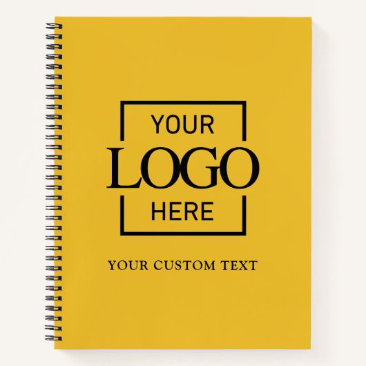 Simple Personalized Business Logo Promotional Notizblock (Vorderseite)
