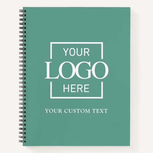 Simple Personalized Business Logo Promotional  Notizblock (Vorderseite)