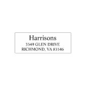 Simple personalized business stamps permastempel (Design)