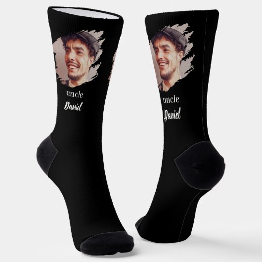 Simple Personalized Photo Socken (Gewinkelt)