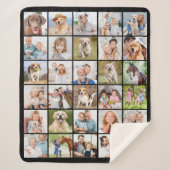 Simple Photo Collage Personalized 30 Picture Sherpadecke (Vorderseite)