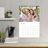 Simple Photo Months Cool Minimalist Typography Kalender