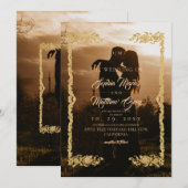 Simple Photo Overlay Wedding Einladung (Vorne/Hinten)