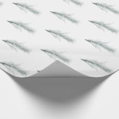 Simple Pine Wreath Weihnachtsfeiertag Geschenkpapier (Ecke)