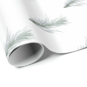Simple Pine Wreath Weihnachtsfeiertag Geschenkpapier (Rolleneckpunkt)