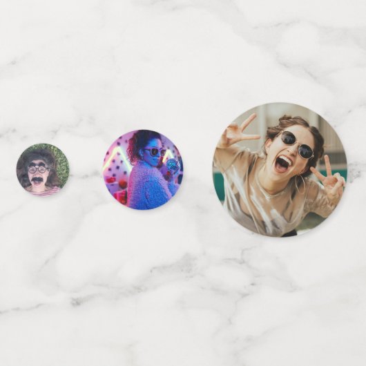 Simple Pink Bow Girly Coquette Junggeselinnen-Absc Konfetti (Rückseiten)