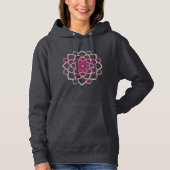 Simple Pink Mandala Hoodie (Vorderseite)