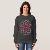 Simple Pink Mandala Sweatshirt (Vorne ganz)