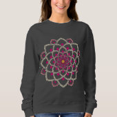 Simple Pink Mandala Sweatshirt (Vorderseite)