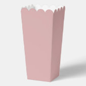 Simple Plain Dusty Pink Popcorn Geschenkschachtel (Vorderseite)