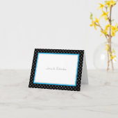 Simple Polka Dot Karte (Gelbe Blume)