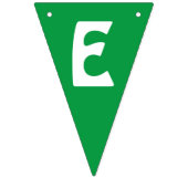 Simple Polka dot RED GREEN MERRY Weihnachts-Party Wimpelkette (Dritte Fahne)