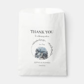 Simple Poodle Dog Wedding Danke Geschenktütchen (Vorderseite)