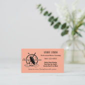 Simple Professional House Cleaning Business Cards Visitenkarte (Stehend Vorderseite)