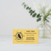 Simple Professional House Cleaning Business Cards Visitenkarte (Stehend Vorderseite)