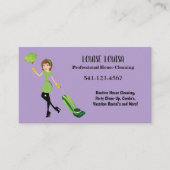 Simple Professional House Cleaning Business Cards Visitenkarte (Vorderseite)