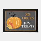 Simple Pumpkin Herbstlaubs Halloween Fußmatte (Vorderseite)