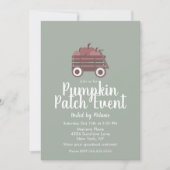 Simple Pumpkin Patch Halloween Event Flyer Einladung (Vorderseite)